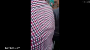 Public leather sex at festival