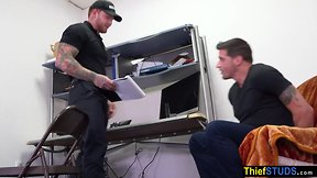 Ty roderick and jeremiah cruz: causing trouble on a big cock