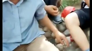 Asias daddies play together