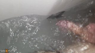 Installing a hot tub water jet solo