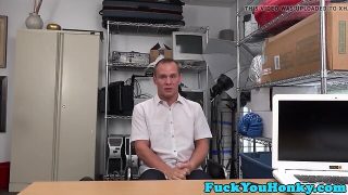 Straight guy cums during interracial breeding