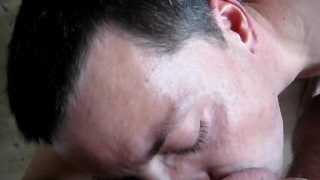 Blowing my daddy: a hot amateur cumshot experience cumshot amateur homemade mature blowjob gaysex daddy