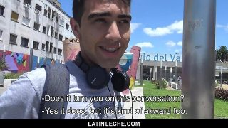 Latino cash for anal: straight hunk fucks cute boy for money